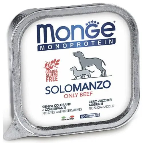 Monge Monoprotein Dog Solo с говядиной
