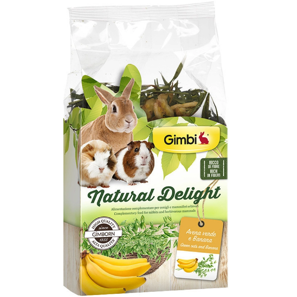 Gimbi Natural Delight із вівсом та бананом 