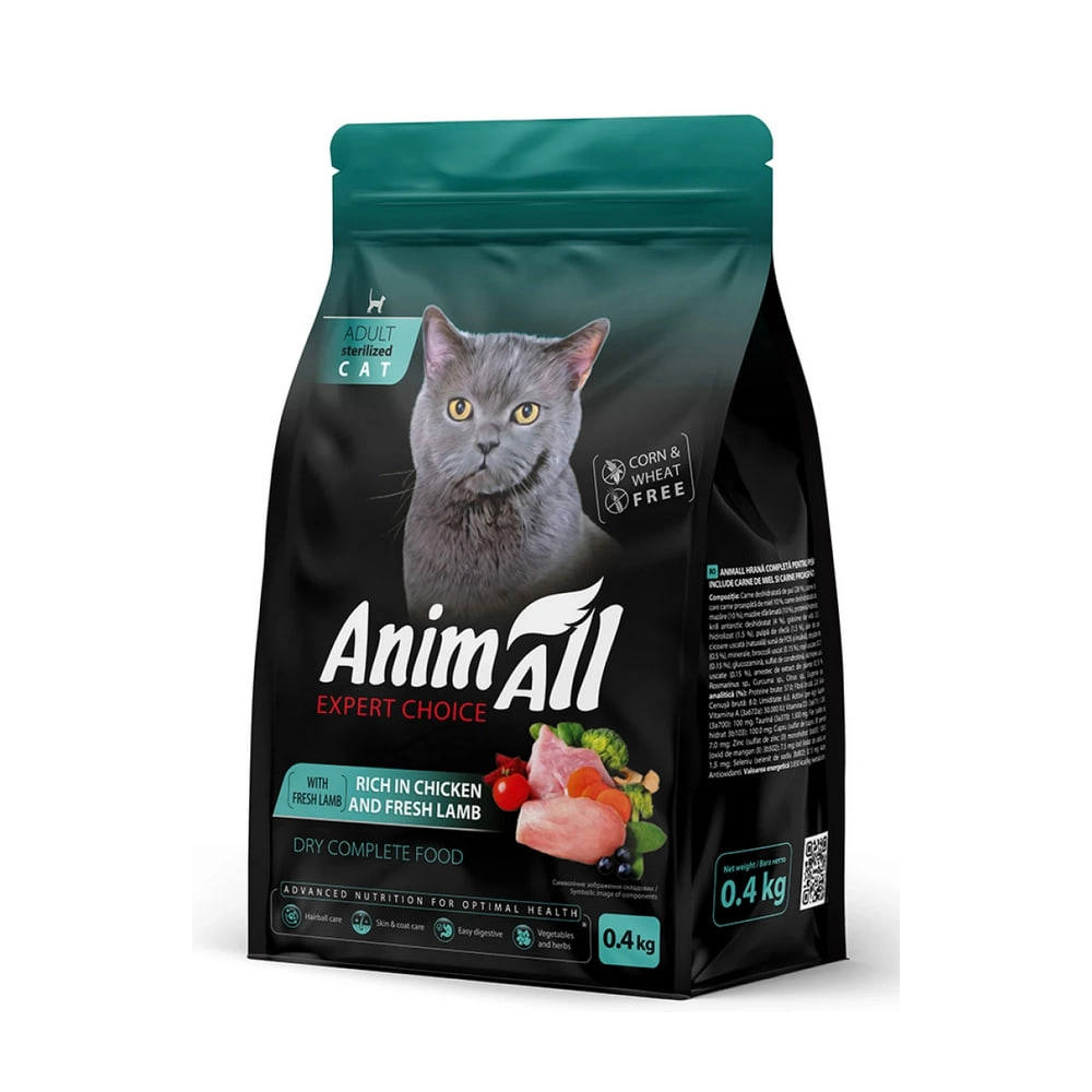 AnimAll Sterilised Cat Chicken & Lamb 