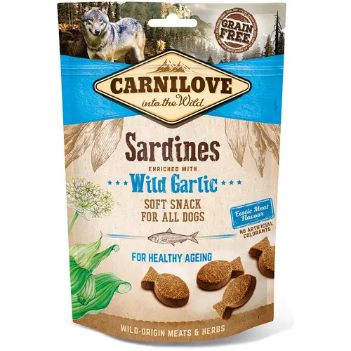 Carnilove Soft Snack с сардинами и черемшой