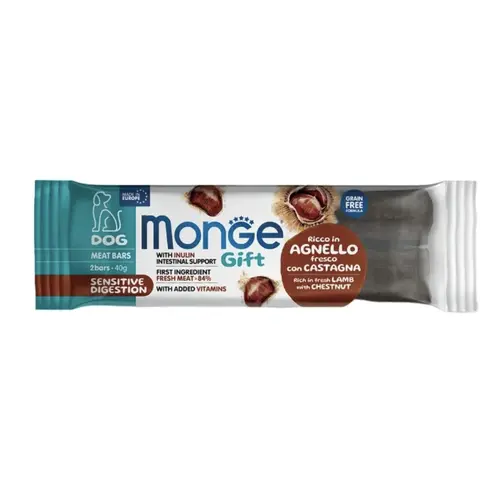 Monge Gift Dog Sensitive digestion Батончики з ягнятком та каштанами