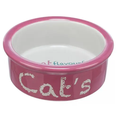 Trixie Керамічна миска для котів з написом Cat's