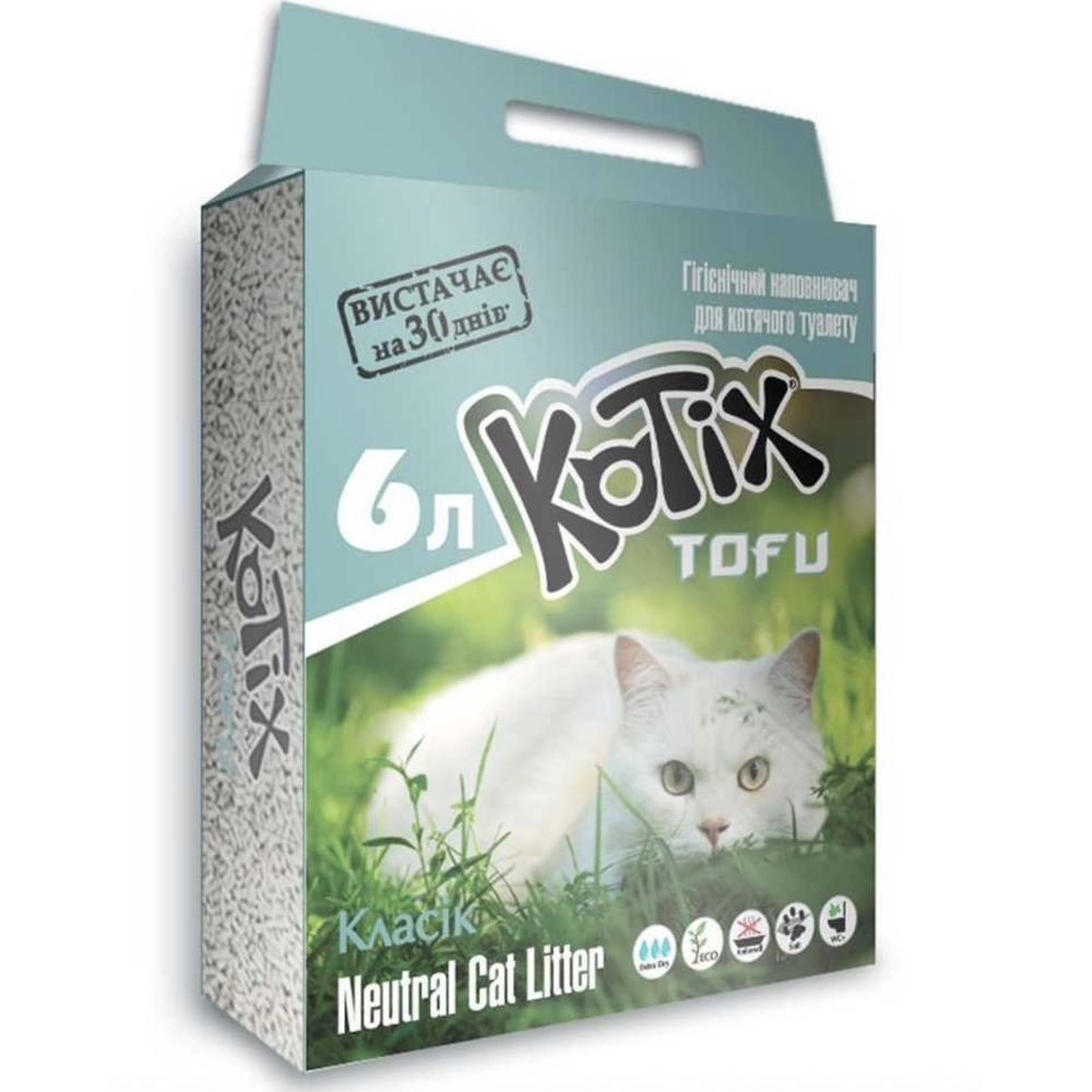 Kotix Tofu Classic Соевый наполнитель 