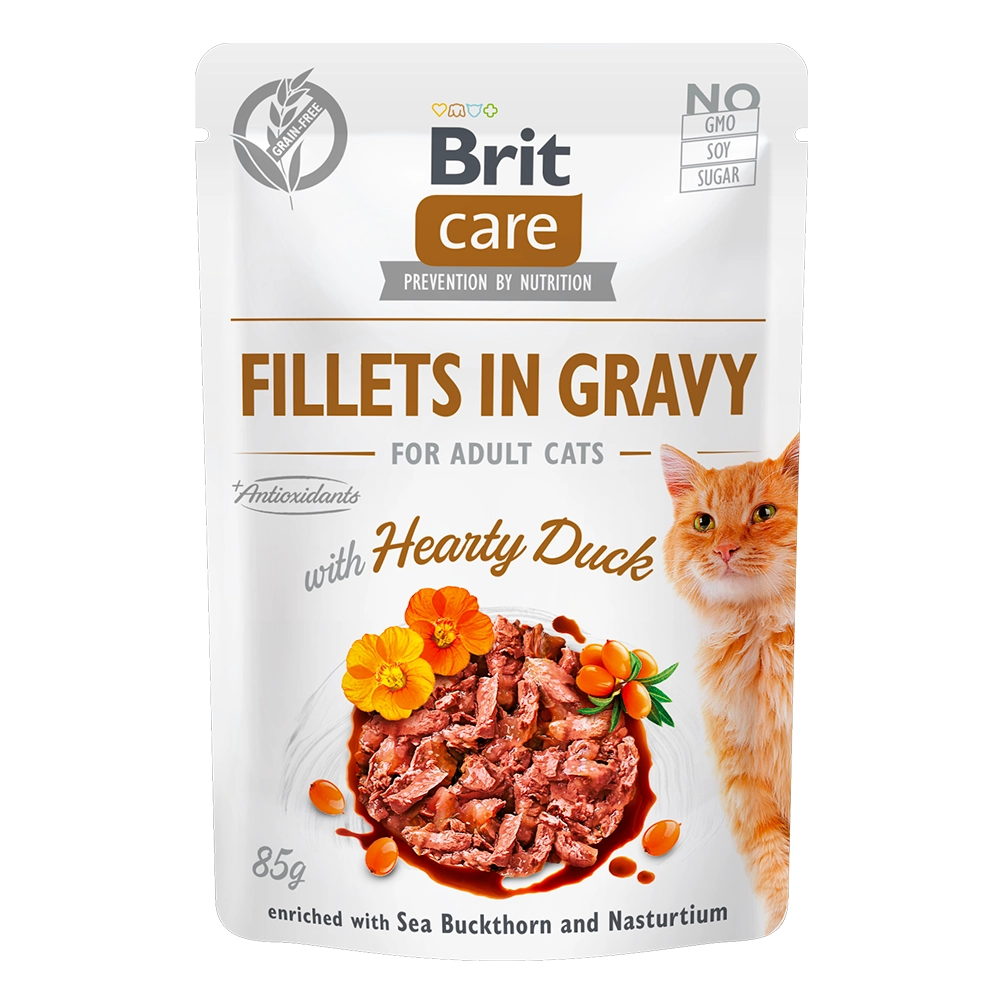 Brit Care Cat Pouch з качкою 