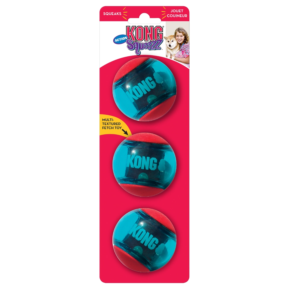 Kong Squeezz Action Ball  - фото 2