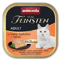 Animonda Vom Feinsten Adult with Chicken, Salmon Filet + Spinach
