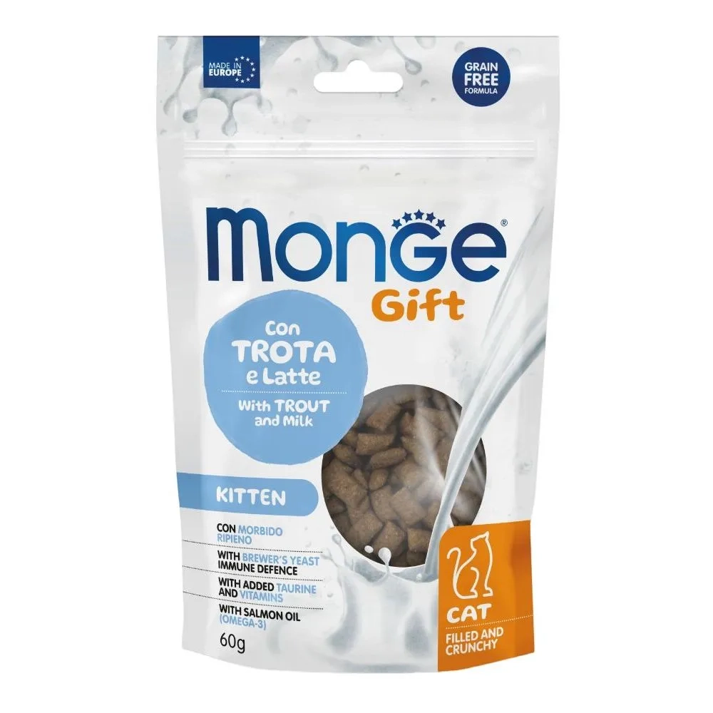 Monge Gift Cat Kitten Форель и молоко 