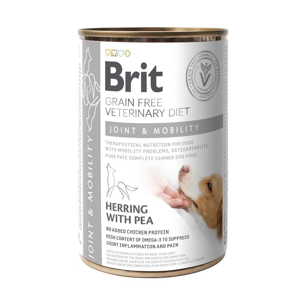 Brit Grain-Free Veterinary Diet Joint & Mobility Herring with Pea 