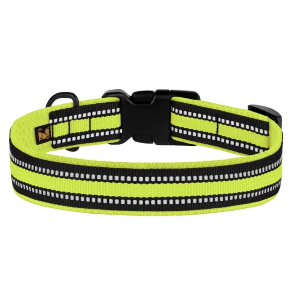 Bronzedog Mesh Ошейник для собак Лимонный 