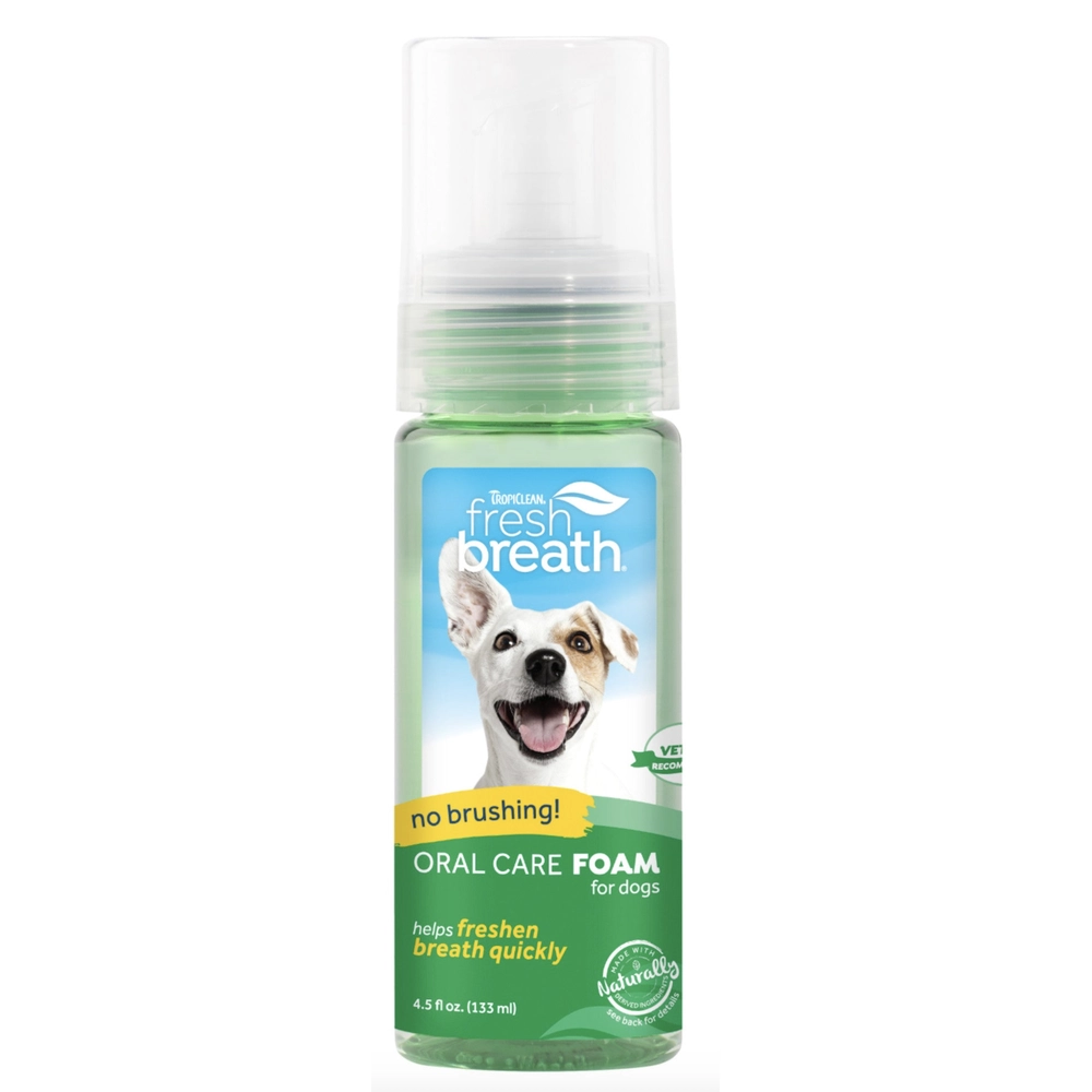 Tropiclean Fresh Breath Oral Care Foam 