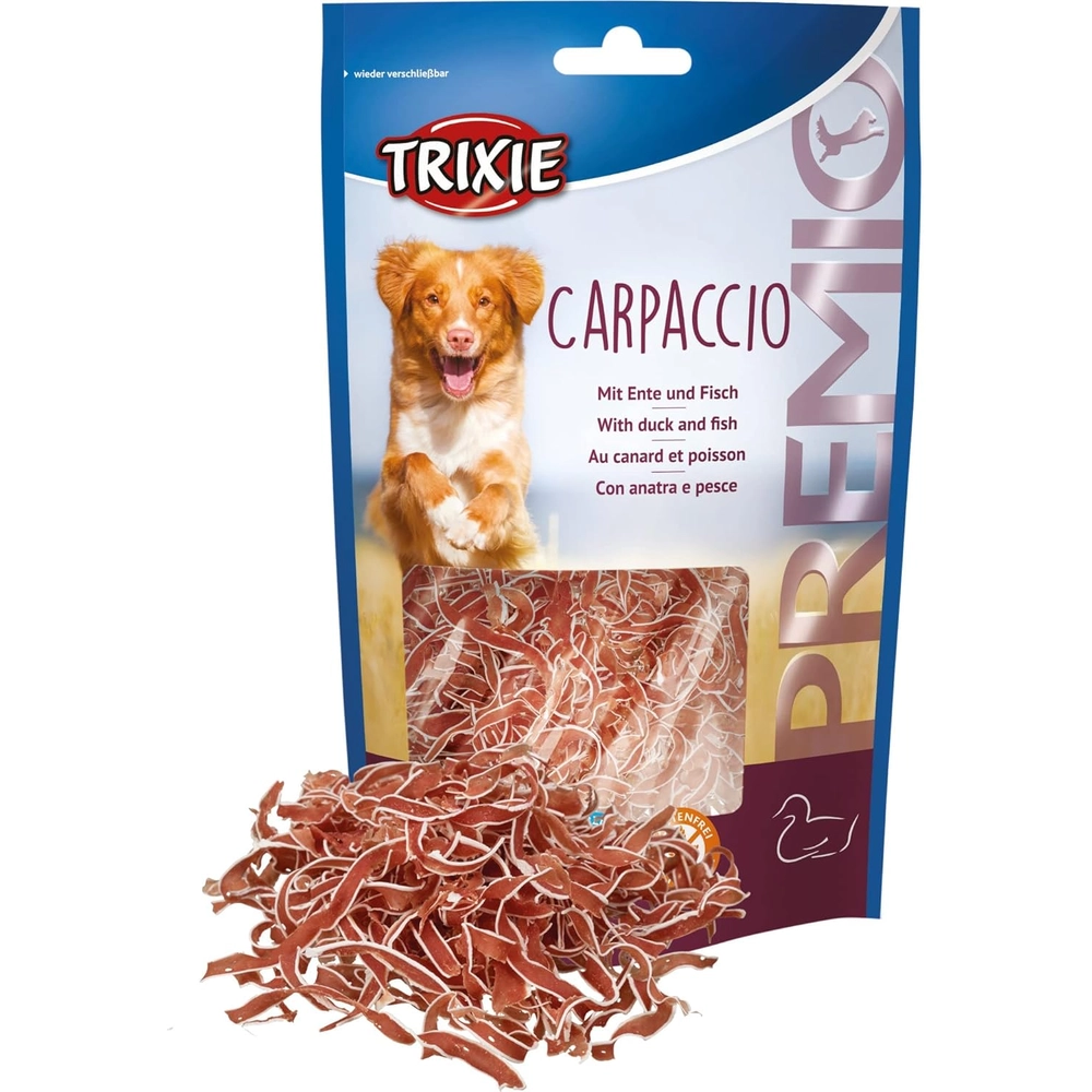 Trixie Ласощі Premio Carpaccio для собак зі смаком качки та риби 