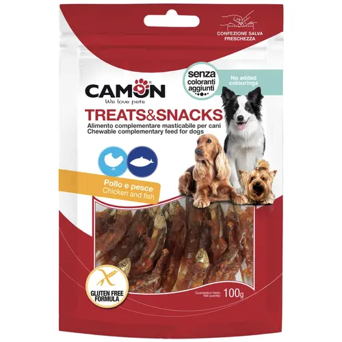 Camon Treats & Snacks Chicken Rolls & Fish