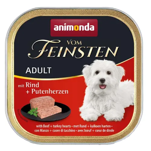 Animonda Vom Feinsten Adult with Beef + Turkey hearts