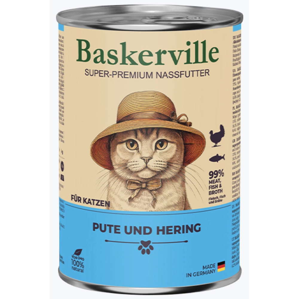 Baskerville Cat Індичка та риба 