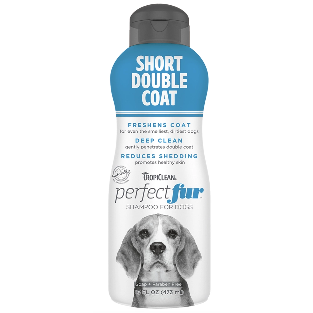 Tropiclean Perfect Fur Short Double Coat Shampoo 