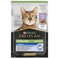 Pro Plan Sterilised Snr Для стерилизованных кошек 7+ Мусс с индейкой