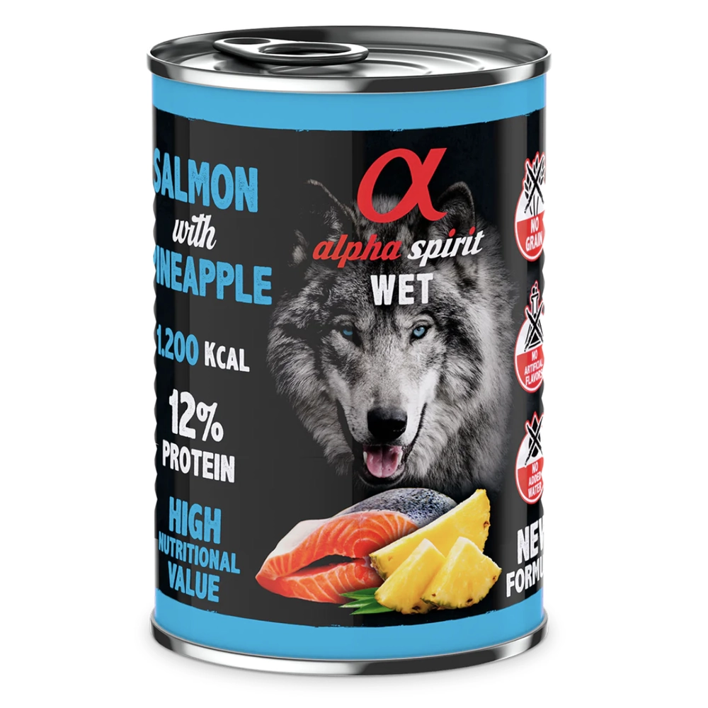 Alpha Spirit WET Salmon with Pineapple 