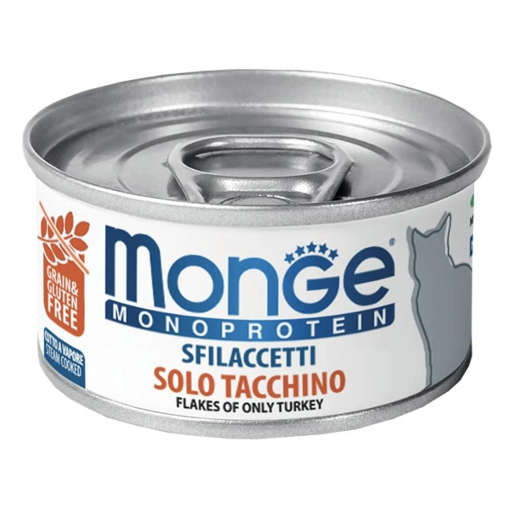 Monge Cat Wet Monoprotein М'ясні пластівці з індичкою 