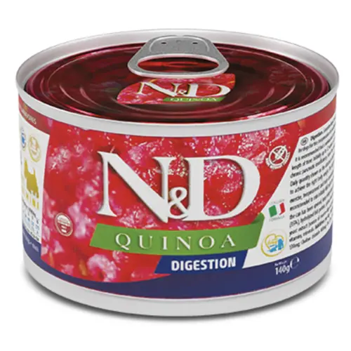  Farmina Dog N&D Grain Free Quinoa Digestion Lamb&Fennel Adult Mini