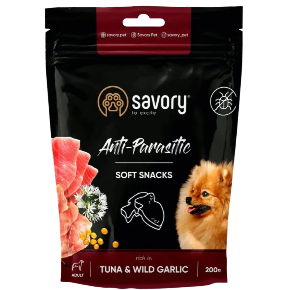 Savory Anti-Parasitic Soft Snacks Тунець та дикий часник 