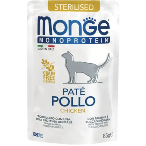 Monge Cat Wet Monoprotein Sterilised с курицей