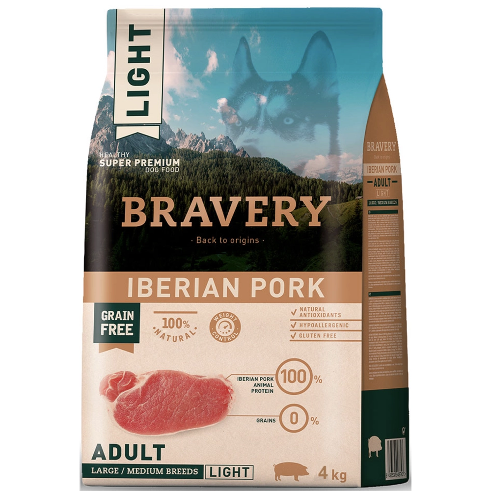 Bravery Adult Large & Medium Iberian Pork Light 