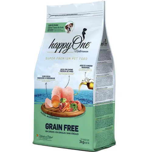HappyOne Mediterraneum Grain Free Lights & Senior Fresh Meat