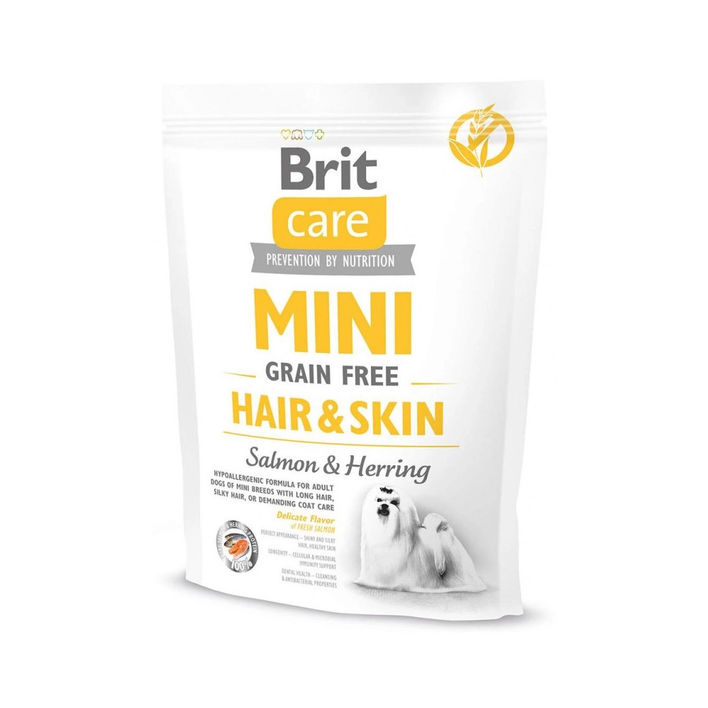 Brit Care Mini Grain-Free Hair & Skin Salmon & Herring 