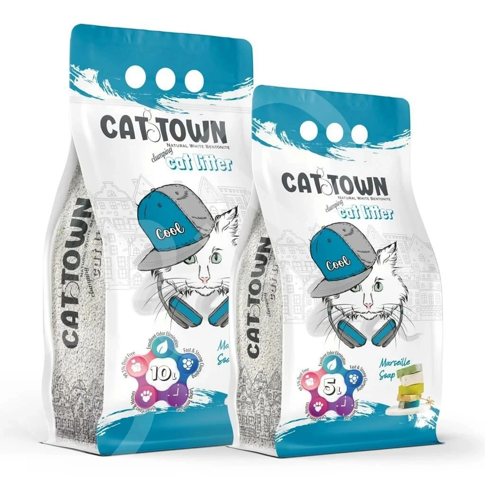 Cat Town Natural White Bentonite Cat Litter Marseille Soap 