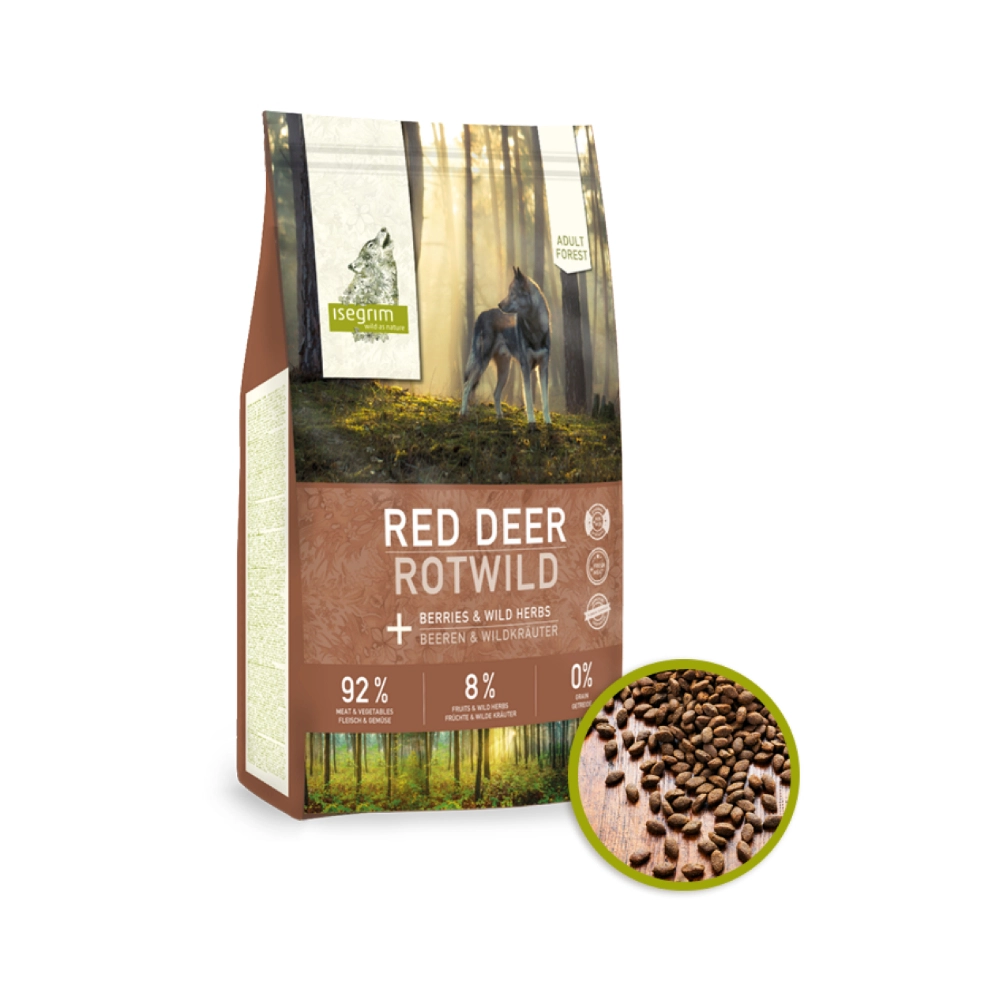 Isegrim Forest Adult Red Deer with Berries 