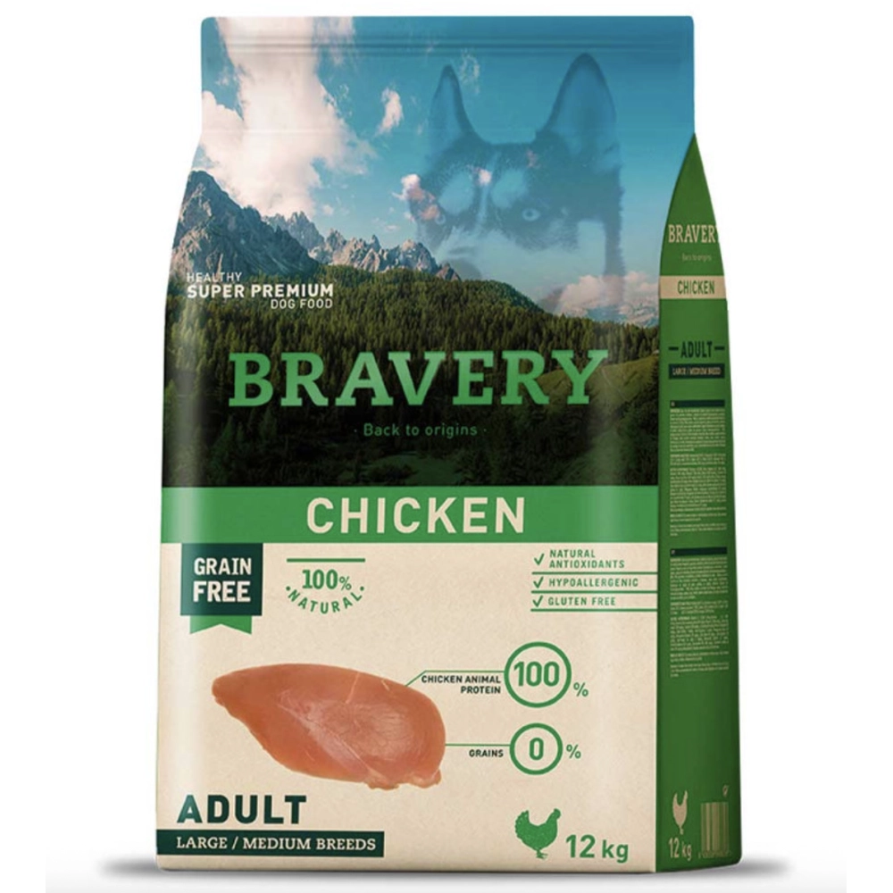 Bravery Adult Large & Medium Chicken 