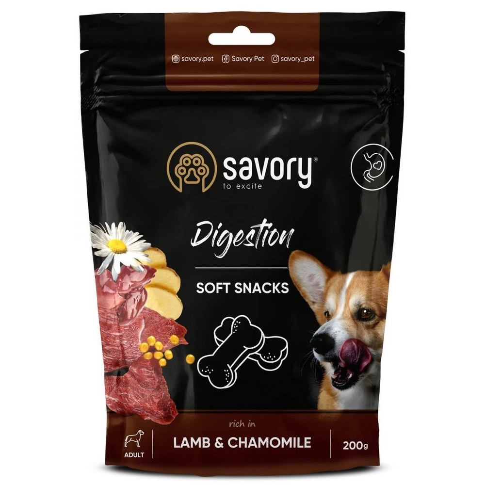 Savory Digestion Soft Snacks Ягненок и ромашка 