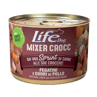 Life Dog Mixer Crocc Куряча печінка та сердечка
