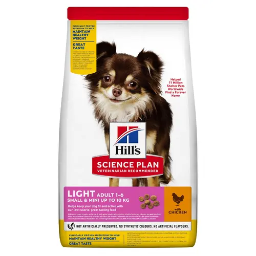 Hills Science Plan Light Small & Mini Adult Dog Chicken