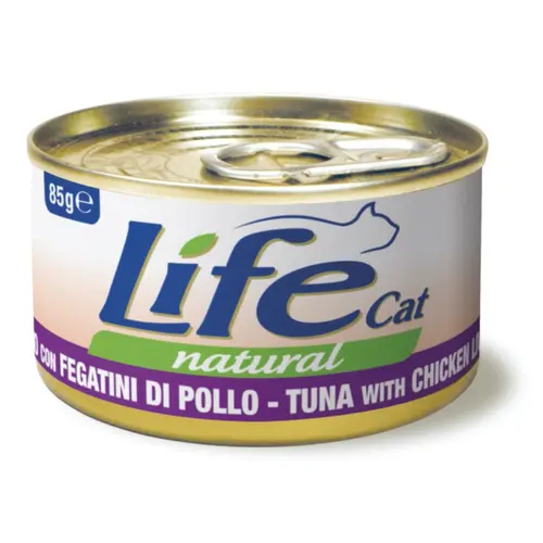 Life Cat Natural Тунець з курячою печінкою