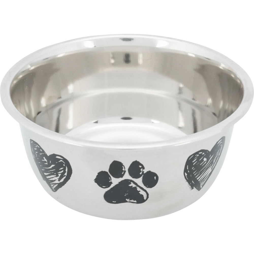 Trixie Stainless Steel Bowl Сердечка  - фото 2