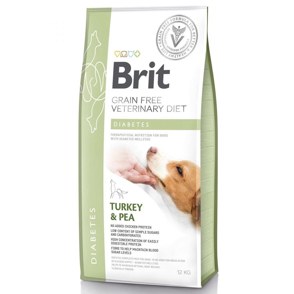 Brit Grain-Free Veterinary Diet Diabetes Turkey & Pea 