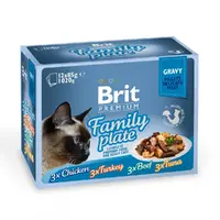 Brit Premium Cat Family Plate Gravy pouches