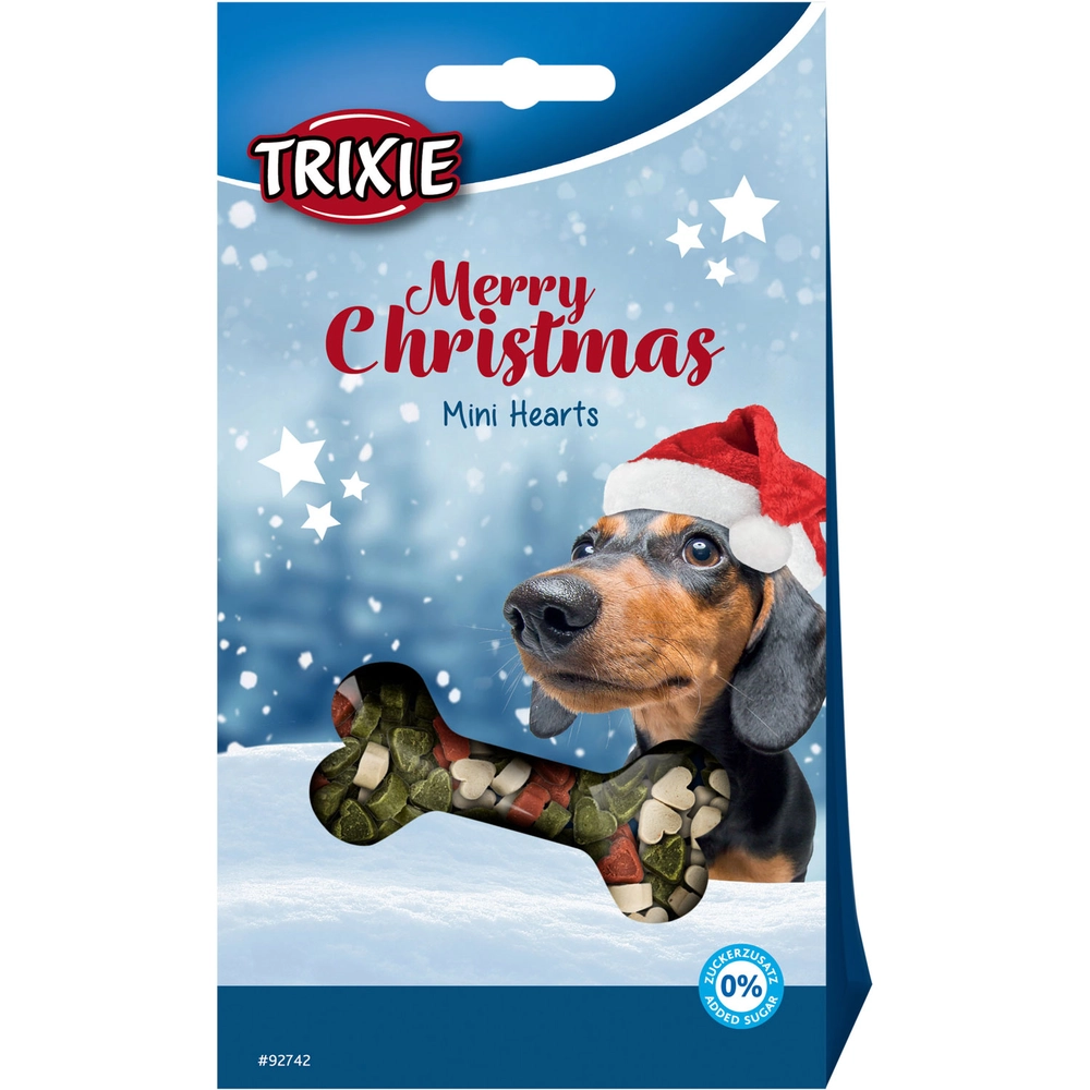 Trixie Christmas Mini Hearts с курицей 