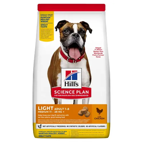 Hills Science Plan Light Medium Adult Dog Chicken