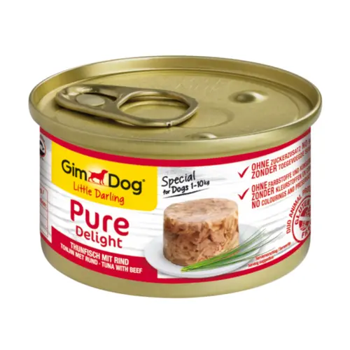 GimDog Little Darling Pure Delight с тунцом и говядиной