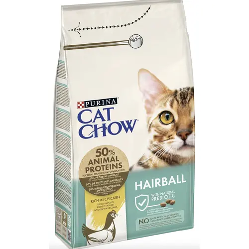  CAT CHOW Hairball Для вывода шерсти из желудка с курицей