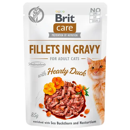 Brit Care Cat Pouch с уткой