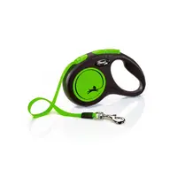 Flexi New Neon S поводок-рулетка для собак до 15 кг (лента 5м)