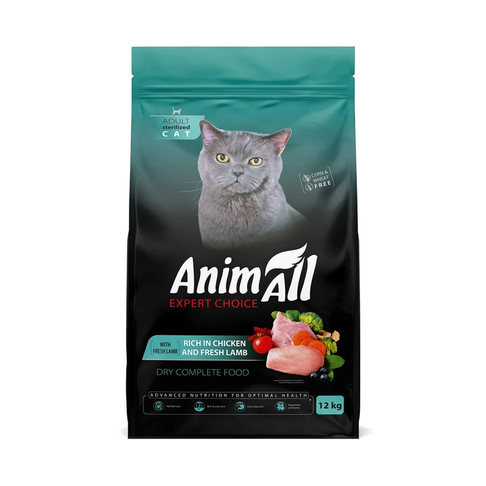 AnimAll Sterilised Cat Chicken & Lamb  - фото 3