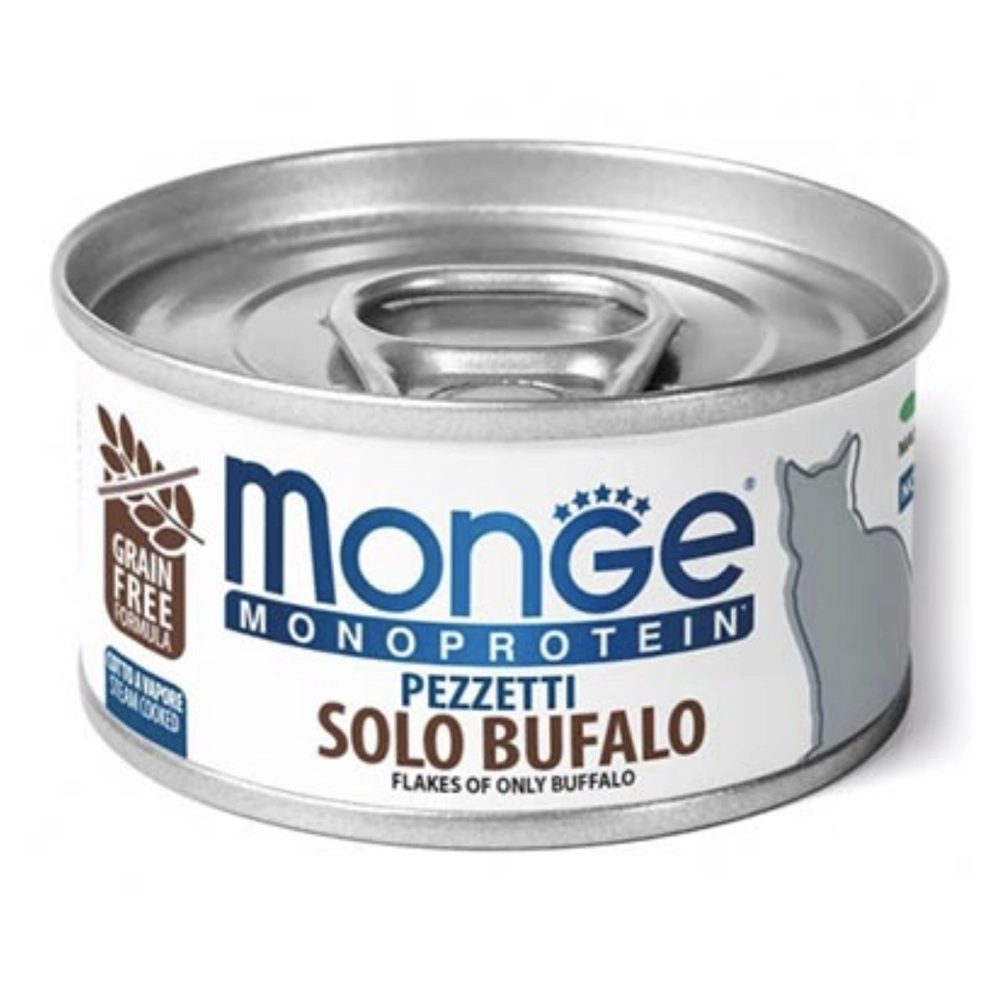 Monge Cat Wet Monoprotein М'ясні пластівці з буйволом 