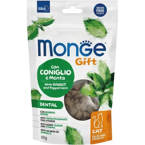 Monge Gift Cat Dental Кролик і перцева м'ята
