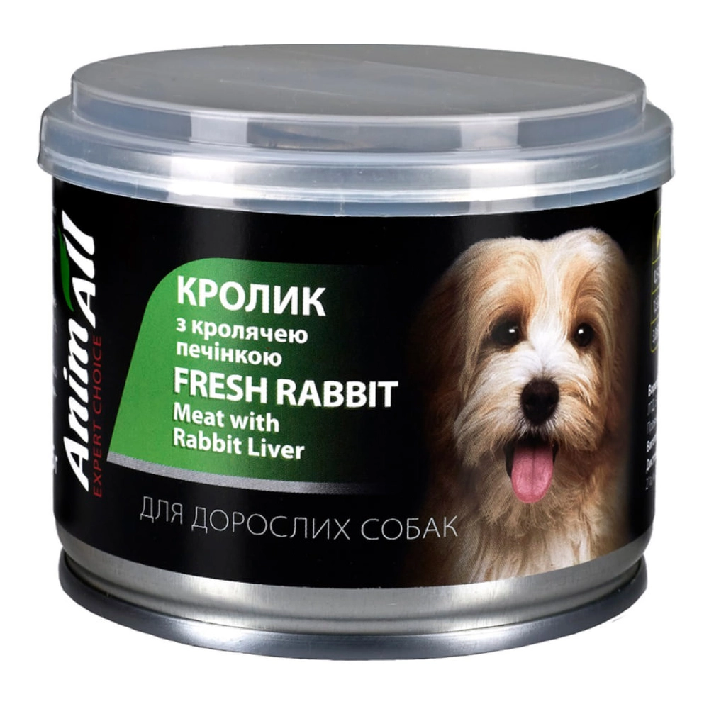 AnimAll Canned Rabbit & Meat Liver  