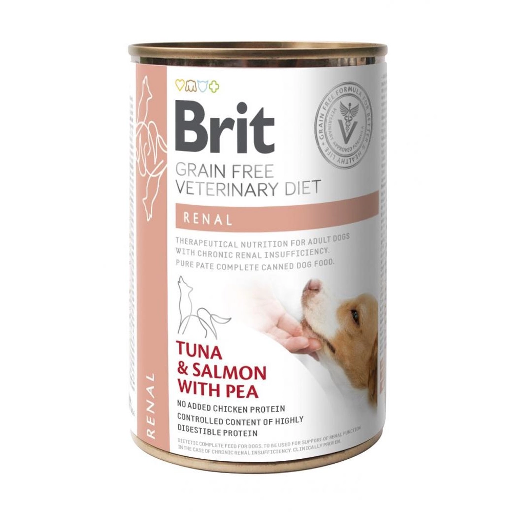 Brit Grain-Free Veterinary Diet Renal Tuna & Salmon with Pea 