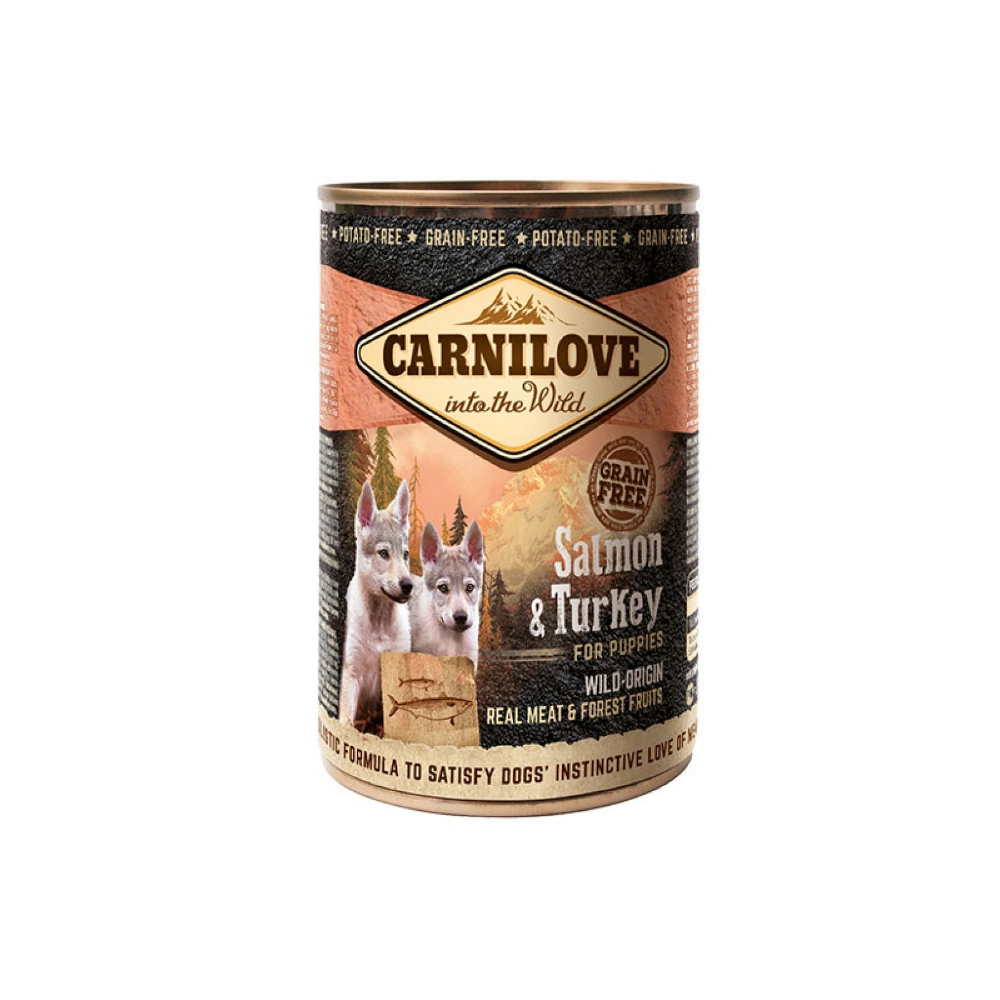 Carnilove Puppy з лососем та індичкою 